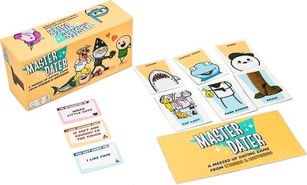 Master Dater by Cyanide & Happiness - a Mixed up Dating Party Game for 3-8 Players, Card Game for Parties