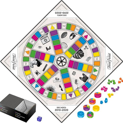 Hasbro Gaming Trivial Pursuit Decades 2010 to 2020 Board Game for Adults and Teens, Pop Culture Trivia Game for 2 to 6 Players, Ages 16 and Up