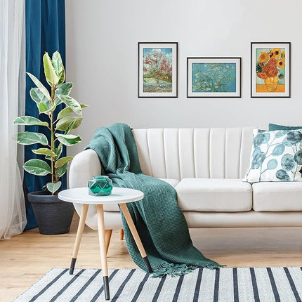 150 Pieces Mini Jigsaw Puzzles for Adults & Kids, 6" x 4" Small Jigsaw Puzzles Capsule Tube Jigsaw Puzzles Intelligent Game, Branches Of An Almond Tree In Blossom The Pink Peach Tree Sunflowers 3 Pack