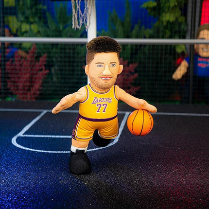 Bleacher Creatures Los Angeles Lakers Luka Doncic 10" Plush Figure – NBA Player Plush for Play or Display