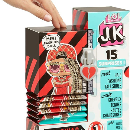 L.O.L. Surprise! JK Mini Fashion Doll MC Swag with 15 Surprises Including Dress Up Doll Outfits, Exclusive Accessories - Gifts for Girls and Mix Match Toys for Kids 4-15 Years
