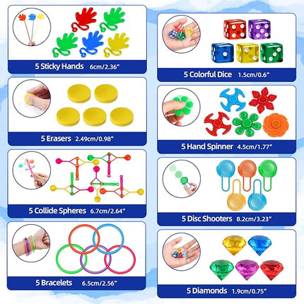 Amy&Benton 500pcs Party Favors for Kids 8-12 4-8 3-5, Goodie Bags Stuffers,Pinata Stuffers Fillers,Treasure Box Toys for Classroom Prizes,Birthday Easter Christmas Haloween Valentine Holiday Supplies