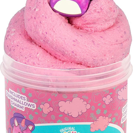 Original Squishmallows Premium Cloud Slime - Lola The Unicorn, Cotton Candy Scent