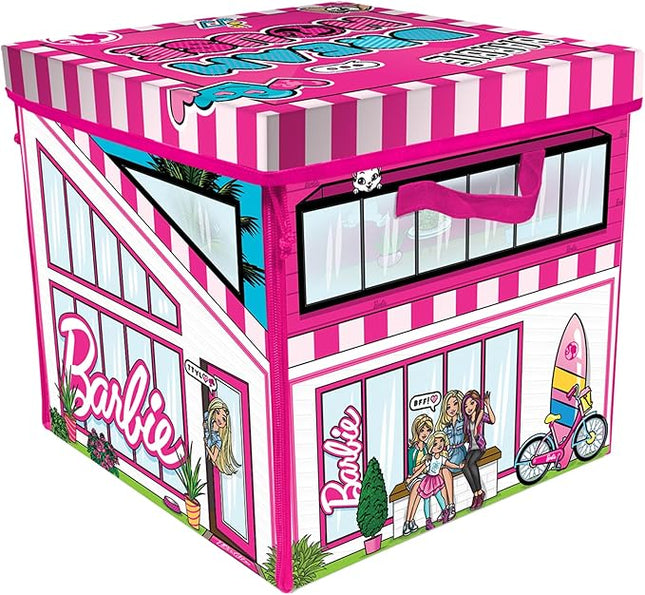 Barbie ZipBin 40 Doll Dream House Toy Box & Playmat