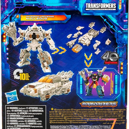Transformers Legacy United Deluxe Class Infernac Universe Nucleous, 5.5-inch Converting Action Figure, 8+