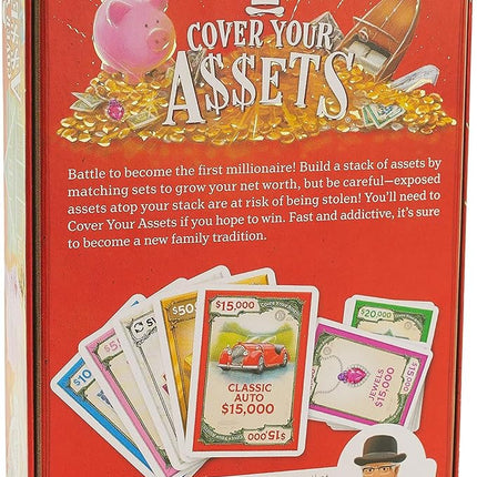 Grandpa Beck's Games Cover Your Assets Card Game | from The Creators of Skull King | Easy to Learn and Outrageously Fun for Kids, Teens, & Adults | 2-6 Players Ages 7+
