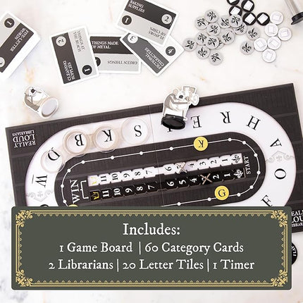 Exploding Kittens Really Loud Librarians 2+ Players - Ages 8+ - 20 Minutes to Play - Fast Paced Word Shouting Board Game - Party Game, Family Game Night, Kid and Adult Card Game