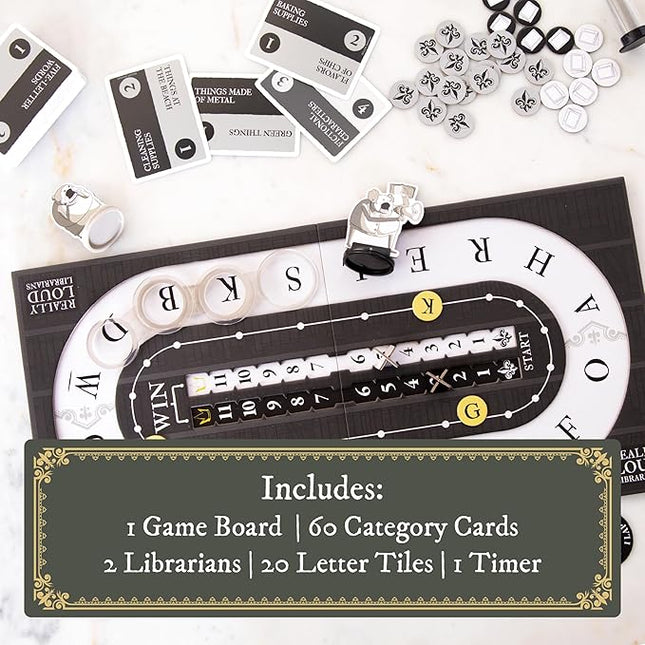 Exploding Kittens Really Loud Librarians 2+ Players - Ages 8+ - 20 Minutes to Play - Fast Paced Word Shouting Board Game - Party Game, Family Game Night, Kid and Adult Card Game