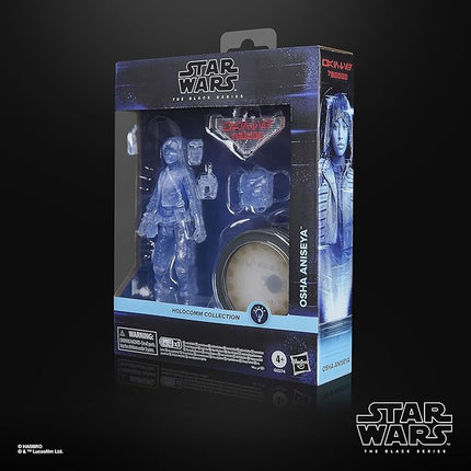 STAR WARS The Black Series Holocomm Collection OSHA Aniseya, Collectible 6 Inch Action Figure with Light-Up Holopuck