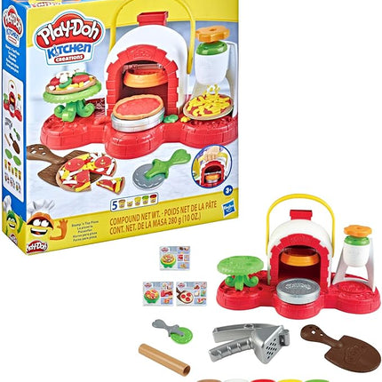 Play-Doh Stamp 'N Top Pizza Oven Toy with 5 Non-Toxic Colors