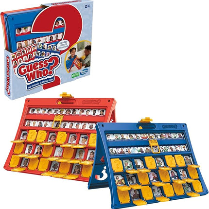 Hasbro Gaming Guess Who? Original,Easy to Load Frame,Double-Sided Character Sheet,2 Player Board Games for Kids,Guessing Games for Families,Ages 6 and Up