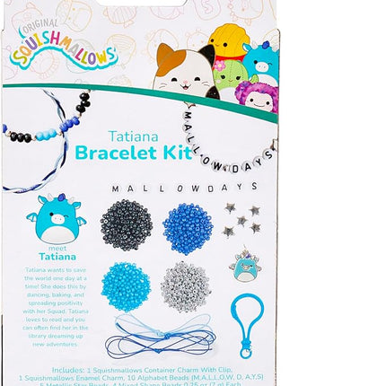 Squishmallows Original Tatiana The Dragon Bracelet Kit, Bracelet Making Kit, Friendship Bracelet Kit, Charm Bracelet, Charm Bracelet Making Kit, 7 Year Old Girl Birthday Gifts, for Boys