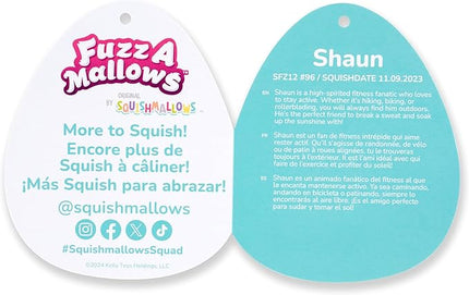 Squishmallows FuzzAMallows Plush Toy Shaun the Schnauzer Dog 30 cm - Rare Exclusive Original 2024