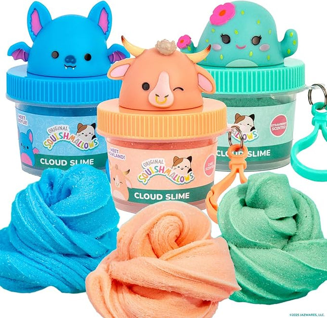 Original Squishmallows™ Mini Slime Squad, 3 Slime Bag Charms