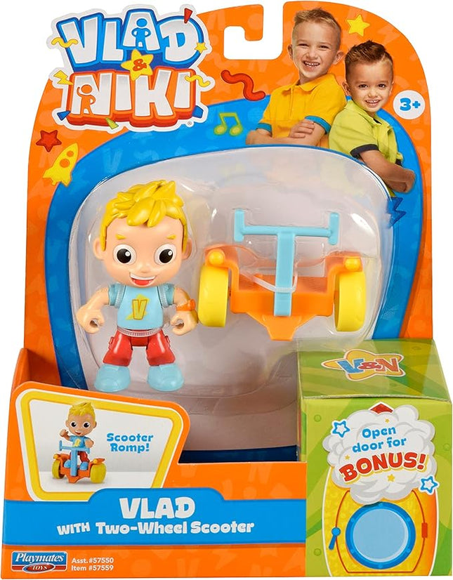 BANDAI Vlad & Niki Play Action Figure - Everyday Vlad - Articulated Action Figurine with Accessories, Multicolor, P57559