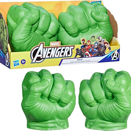 Marvel Hulk Gamma Smash Fists, Soft Foam Role Play Toy, Avengers Super Hero Toys for Kids Ages 5 and Up