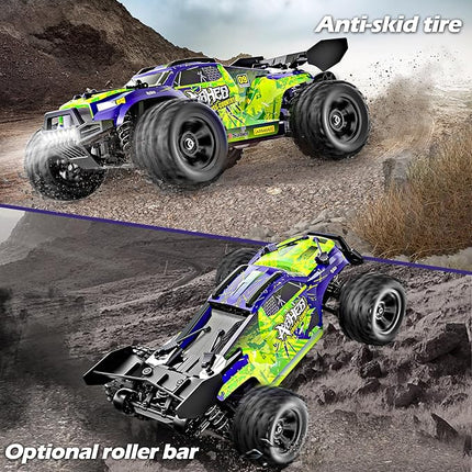 1/18 Scale RC Cars for Adults,Max 36km/h Electric Off-Road RC Truck,Waterproof Electric High Speed RC Car 4X4 Remote Control Car,All Terrain RC Vehicle for Snow,Sand, Beach&Rocky Surfaces