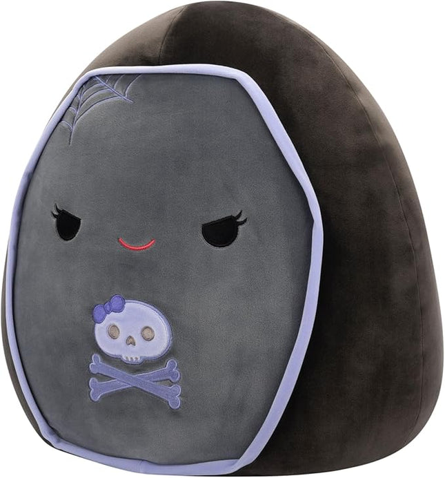 Squishmallows Original 16-Inch Julianne Grey and Purple Coffin - Official Jazwares Plush (Large)
