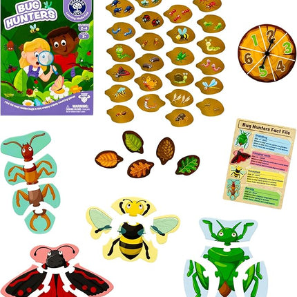 ORCHARD TOYS Bug Hunters Game, Learn Counting and Observational Skills As You Race to Be 1st to Build Your Bug, Designed for 2-4 Players Aged 3+