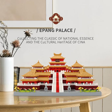 Chinese Architecture Micro Building Blocks Set Epang Palace 3050PCS Creative Toy Building Sets Best Present for Adults and Kids Age 14+