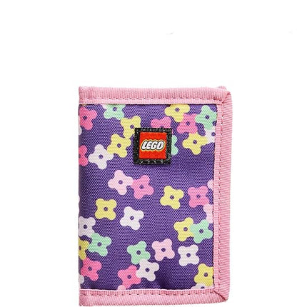 LEGO Trifold Wallet, Kids Unisex Wallet for Boys and Girls, with Clear ID Window, Card and Cash Pockets and Secure Hook and Loop Closure, I Play My Way