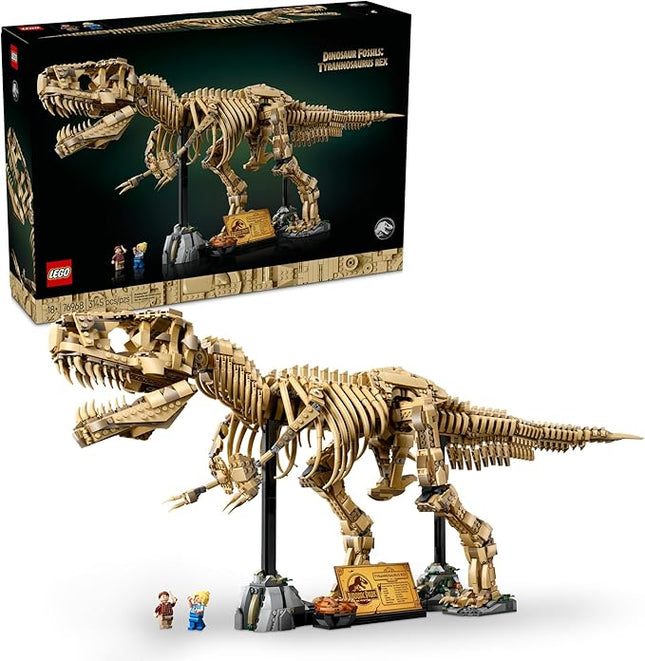 LEGO Jurassic World Dinosaur Fossils: Tyrannosaurus Rex - Building Set for Adults, Ages 18+ - Gift for Christmas - Collectible Home Decor for Bedroom, Office, or Any Room - 76968