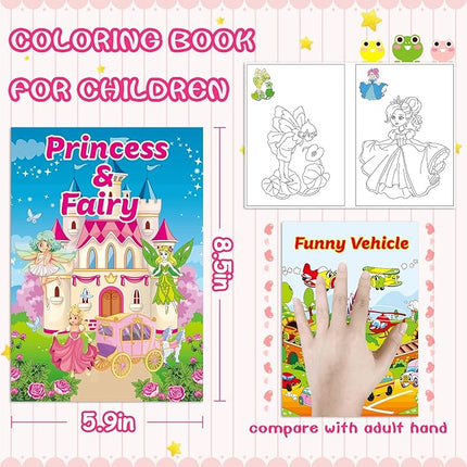 Kalysky 15Pack Bulk Coloring Books (5.9 * 8.5 inch) for Kids Ages 2-4 4-8, Party Favors Carnival Prizes Goodie Bag Stuffer,Classroom Activity Supplies,Activity Books for Kids