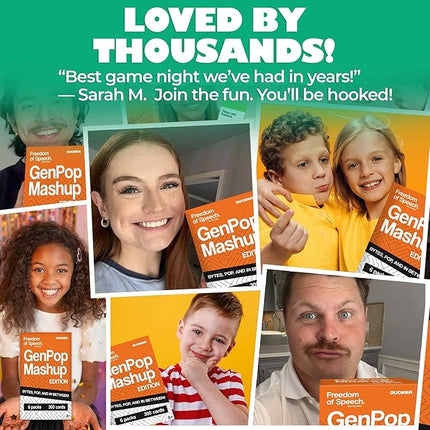 QUOKKA Freedom of Speech Card Board Game - Modern Life Edition - Fast-Paced | Guess The Word | Easy to Play - Party Game for Game Night