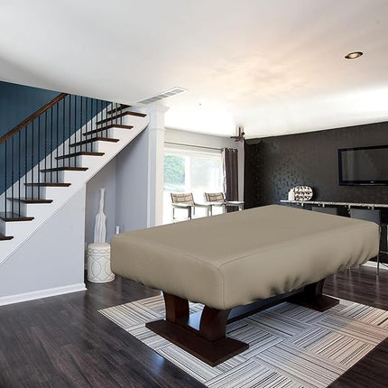 Covers & All Air Hockey Table Covers, Made of 12 Oz Waterproof & UV-Resistant Cover Max Fabric, Suitable for Indoors/Outdoors (88" W x 44" D x 15" H, Beige)