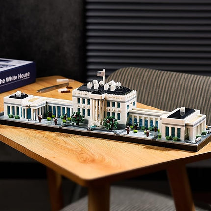 Architecture Sets for Adults White House U.S. Capital Collection Building Kit Micro Blocks Famous Landmark, Mini Bricks Toys Presents for Kids 3520 PCS