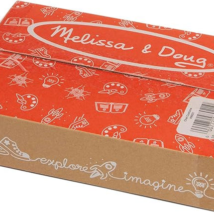 Melissa & Doug Chef Role Play Costume Dress-Up Set (8-Piece) - Chef's Jacket, Hat, Name Tag - Pretend Chef Dress up Outift with Realistic Accessories, Kids Dress Up for Toddlers & Children Ages 3+