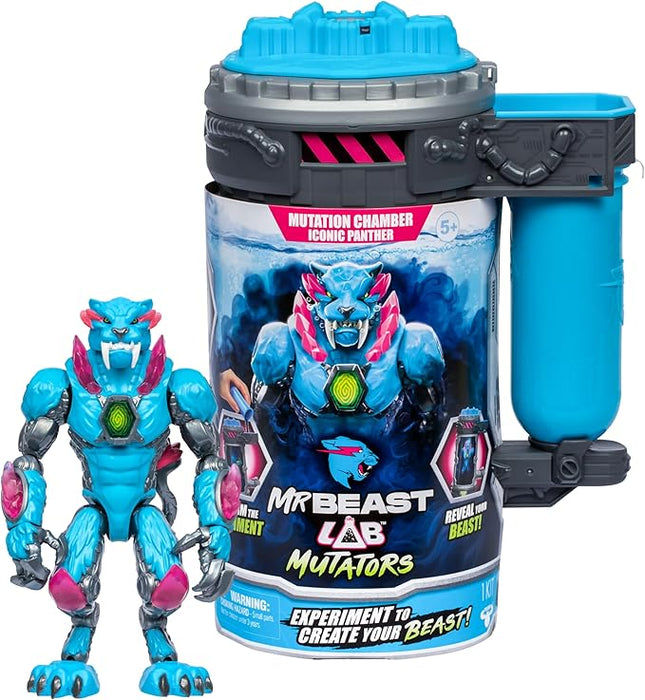 MrBeast Lab Mutators, Mutate The Ultimate Beast Mutators. Perform The Experiment, Release a MrBeast Iconic Panther Action Figure. 3 to Collect!