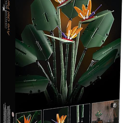 LEGO 10289 Creator Expert Bird of Paradise Building Set for Adults, Artificial Plants Flowers Deco Gift Idea
