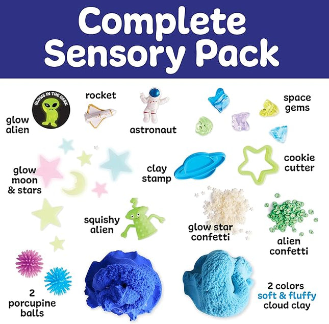 Creativity for Kids Sensory Pack: Outer Space - Toddler Activities and Space Toys, Gifts for Kids, Sensory Toys for Toddlers (Ages 3+)