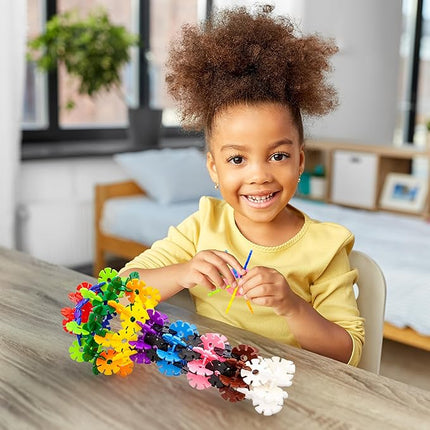 PicassoTiles Building Chip Interlocking Disc Construction Blocks in Green Color STEM Learning Early Education Toy Engineering Playset Child Brain Development for Toddlers Girls Boys Kids Age 3+ PTF108