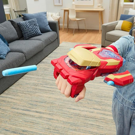 Marvel Avengers Iron Man Arc Blaster Roleplay Toy with 3 NERF Darts, Super Hero Toys for Kids Ages 5+