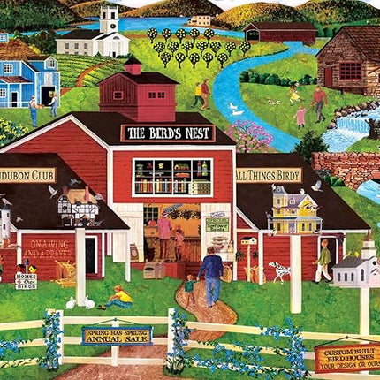 MasterPieces - 500 Piece Jigsaw Puzzle, Large EZ Grip Shapes, The Bird’s Nest, Fun for Adults, Seniors, Family, Kids, 19.25" x 26.75"