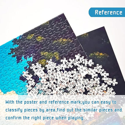 MISITU Jigsaw Puzzles 1000 Pieces for Adults Mini Puzzles Micro Pieces Challenging Difficult Puzzles Christmas Birthday Gift Game Toys Windmill Town 10.24 x 14.96 Inches