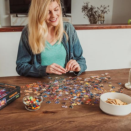 Broadway's Best 1000-Piece Jigsaw Puzzle by Rachid Lotf | Fun Brain Teaser, Toys & Games for Kids and Adults | 28 x 20 Inches