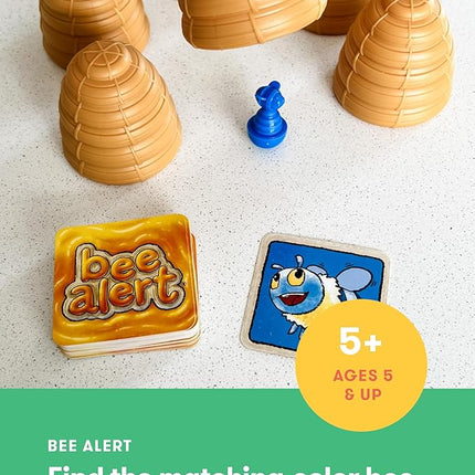 SimplyFun Bee Alert - A Matching Game for Kids That Tests Your Memory and Patience While Learning How to Take Turns - Educational Learning Game - 2 to 5 Players - for Kids Ages 5 & Up