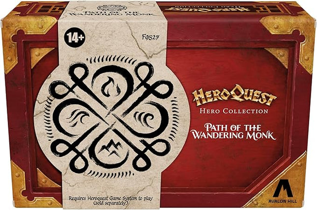 HeroQuest Hero Collection Path of The Wandering Monk Figures | Includes 2 Detailed Miniatures | Requires HeroQuest Game System to Play | Ages 14 and Up