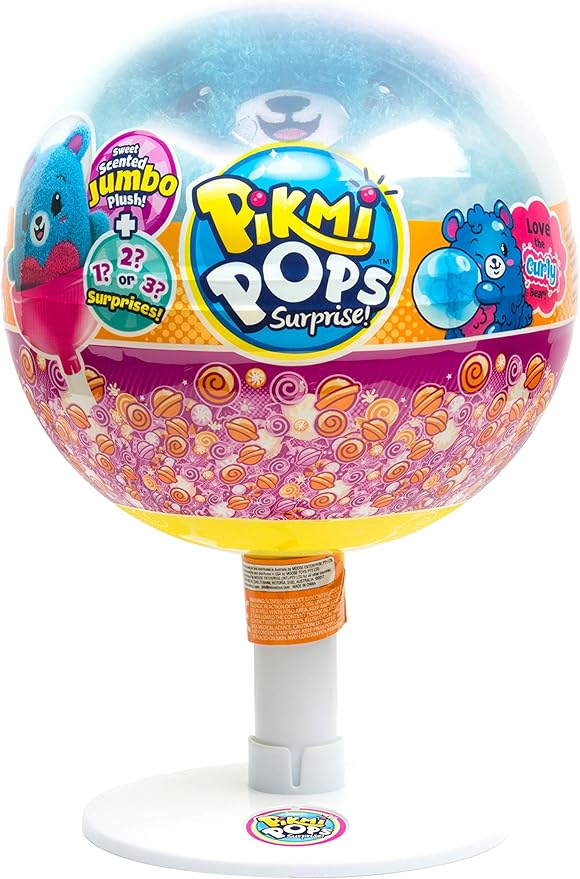 PIKMI POPS JUMBO PLUSH ANIMAL - BEAR