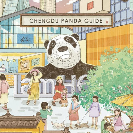 MOMIBOOK Puzzles for Adults 1000 Pieces Jigsaw Puzzles of Chengdu Panda Guide, Painting Image Chinese Difficult Challenging Hard Impossible Puzzle Unique Funny Party Christmas Birthday Gifts