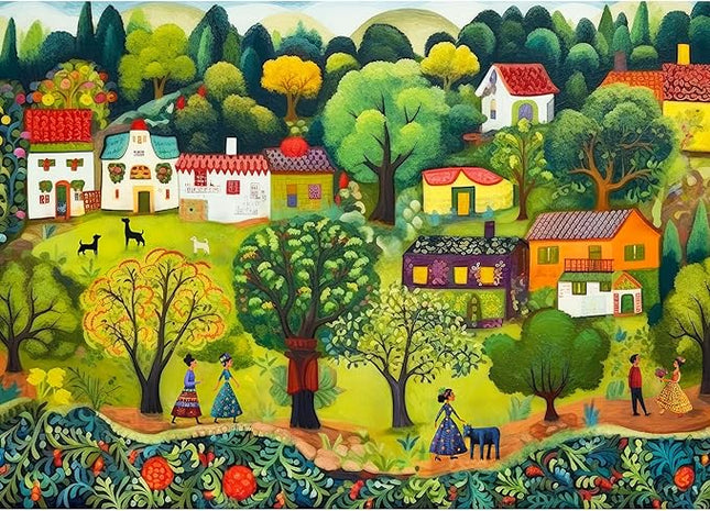 Woods Wild Roads Jigsaw Puzzle, 1000 Piece Puzzle for Adults, Impossible Hard Difficult Challenging Puzzles for Adults 1000 Pieces, Home Decoration Puzzle, Interlock Perfectly No Dust