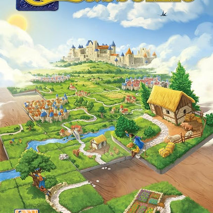Asmodee Carcassonne Board Game - Classic Tile-Laying Strategy Game, Family Fun Medieval Adventure for Kids & Adults, Ages 7+, 2-5 Players, 35 Minute Playtime
