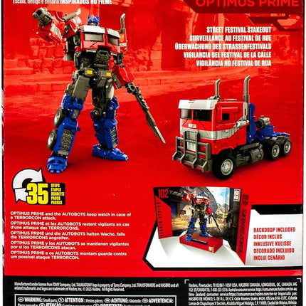 Transformers Toys Studio Series Voyager Class Transformers: Rise of the Beasts 102 Optimus Prime 6.5-inch Converting Action Figure, 8+