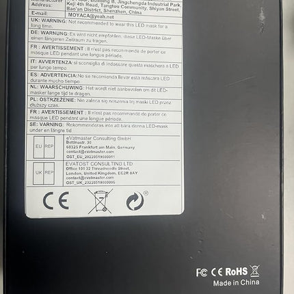 Led Mask with Gesture Sensing,Light up mask for Kids/Men/Women LED Halloween Mask for Costume Cosplay Party