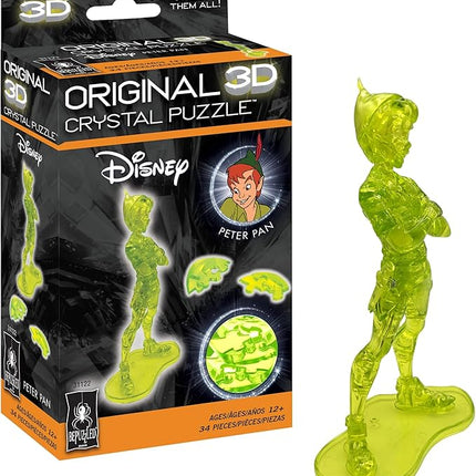 BePuzzled | Disney Peter Pan Original 3D Crystal Puzzle, Ages 12 and Up
