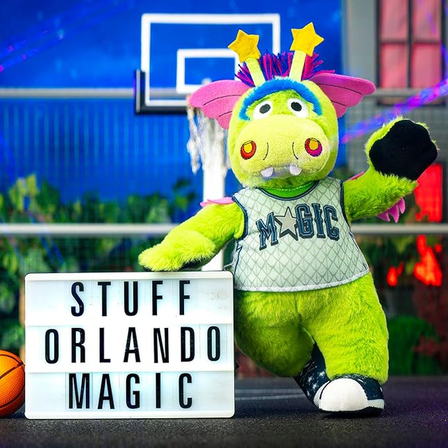 Bleacher Creatures Orlando Magic Stuff Mascot 10" Plush Figure (City Edition '24-'25) - A Mascot for Play or Display