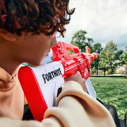 Nerf Fortnite Insightful Motorized Blaster, Insightful Wrap, 10 Dart Clip, 10 Elite Darts, Outdoor Play (Amazon Exclusive)
